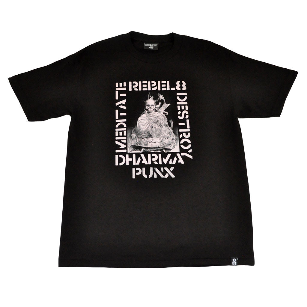 REBEL8 - Destroy Men's Shirt, Black - The Giant Peach