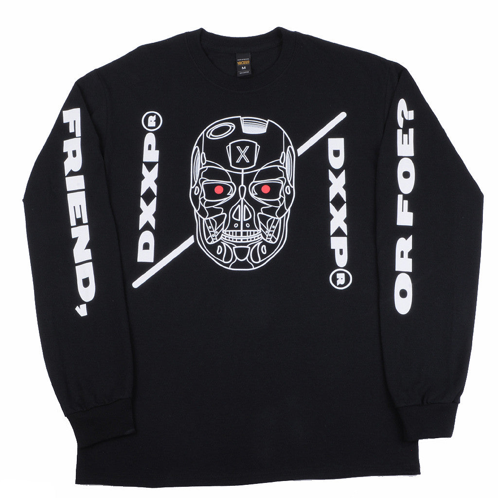 10Deep - Digital Domain Men's L/S Tee, Black - The Giant Peach