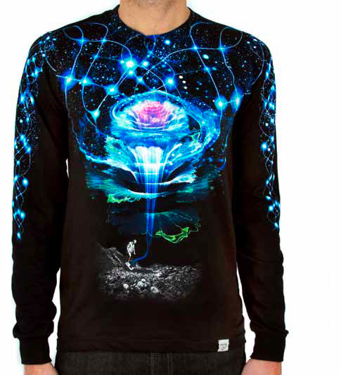 Imaginary Foundation - Dinergy Men's L/S Shirt, Black - The Giant Peach