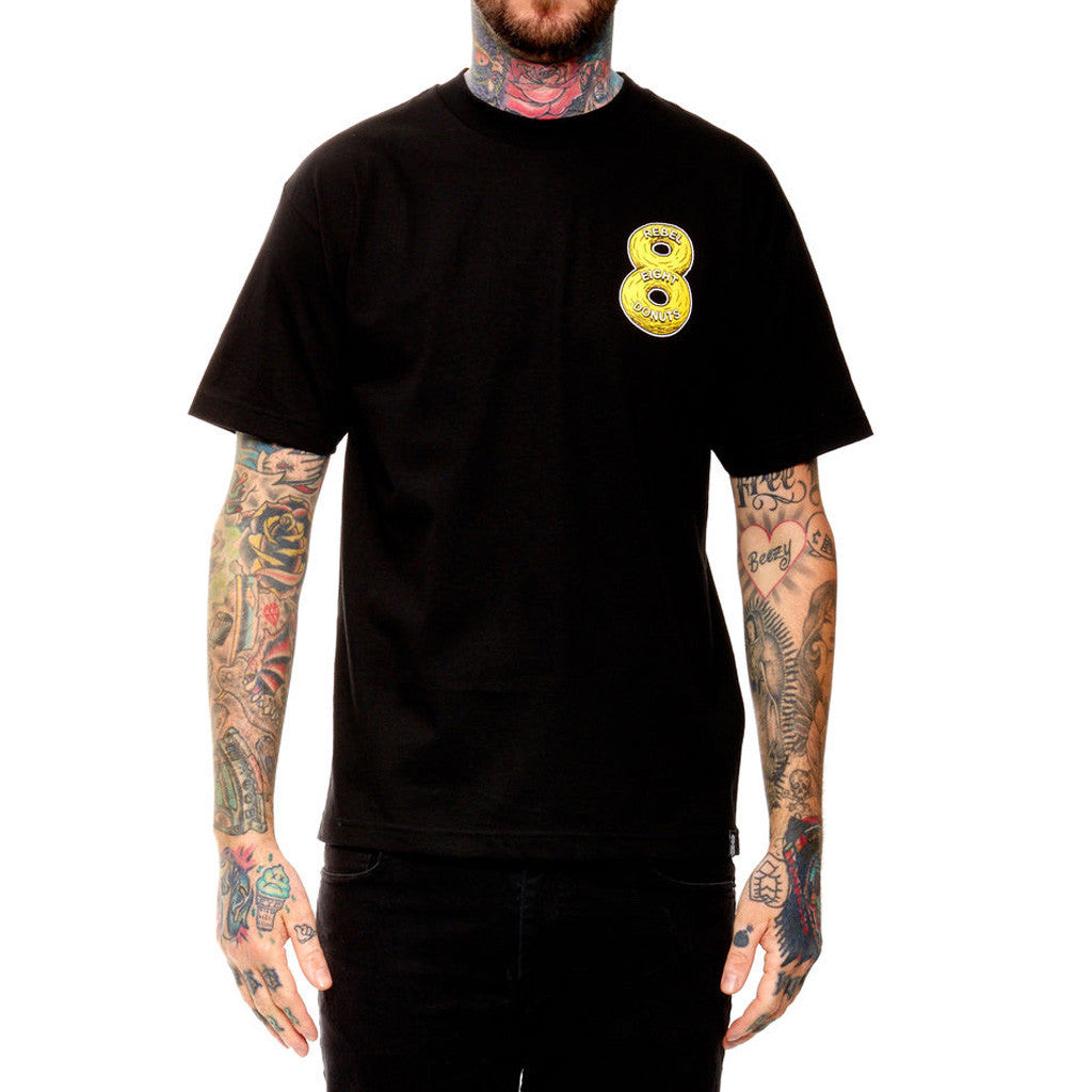 REBEL8 - Dirty Dozen Men's Shirt, Black - The Giant Peach