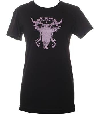 DJ Big Wiz - Animal Skull Women's Shirt, Black - The Giant Peach