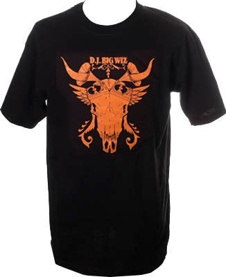 DJ Big Wiz - Animal Skull Men's Shirt, Black - The Giant Peach