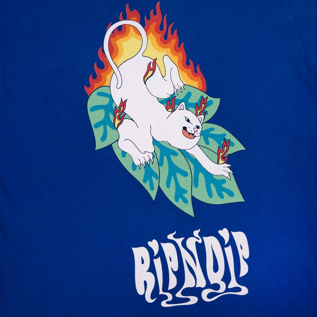 RIPNDIP - Fuego Men's Tee, Royal Blue