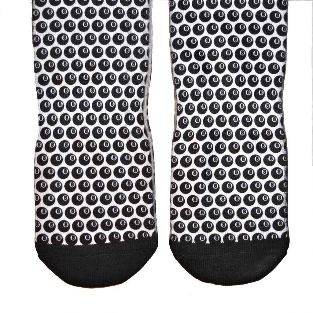 HUF - Dime Bag Crew Sock, 8-Ball - The Giant Peach