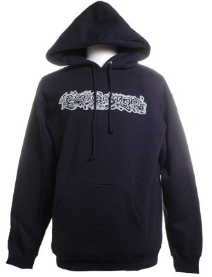 El-P - Burner Hoodie, Navy Blue - The Giant Peach