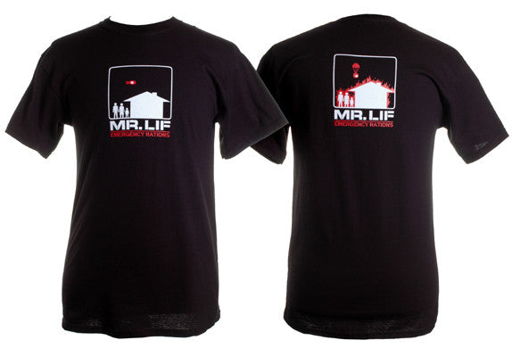 Mr. Lif - Emergency Rations Shirt, Black - The Giant Peach