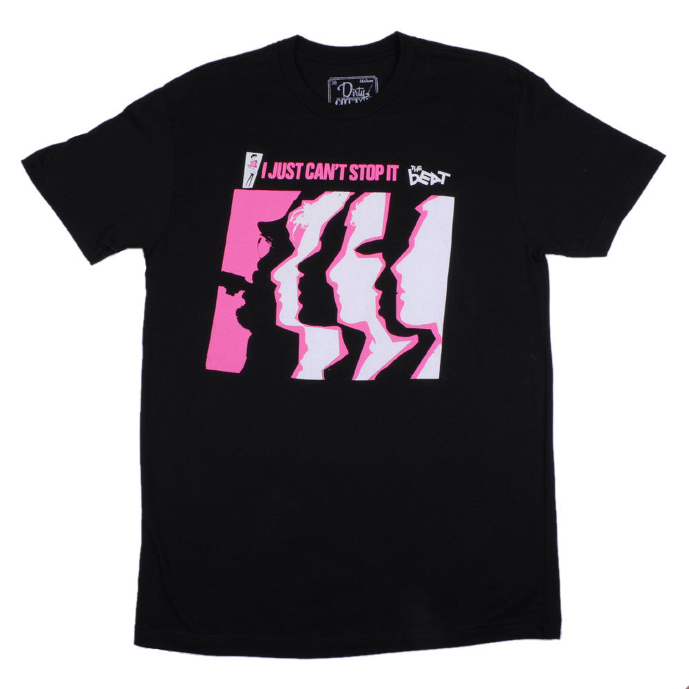 English Beat - Just Can't Stop It Junior's Shirt, Black - The Giant Peach
