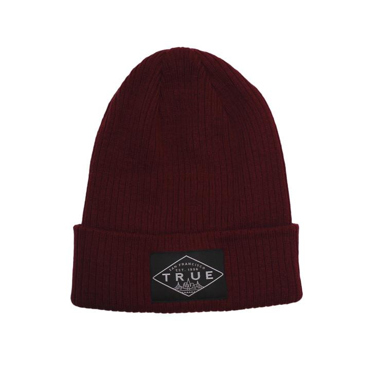 TRUE - Establishd Basic Beanie, Burgundy
