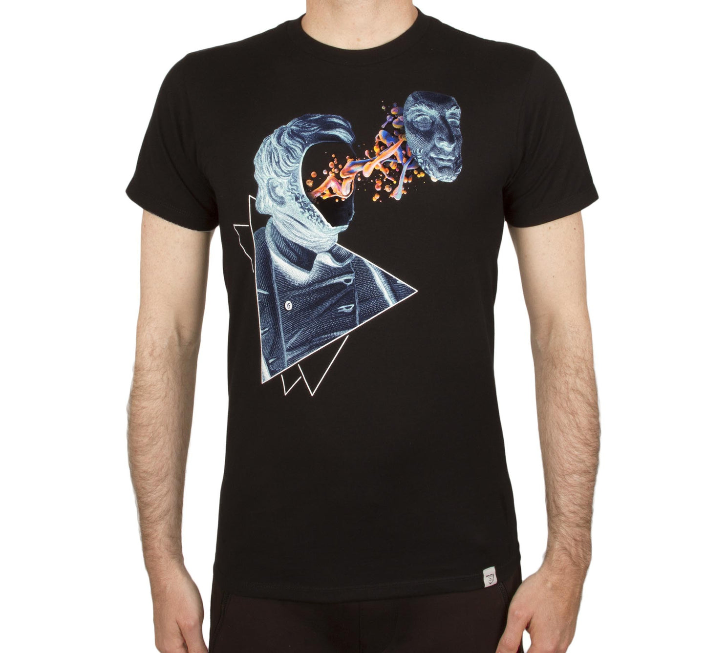 Imaginary Foundation - Face Off Men's Shirt, Black - The Giant Peach