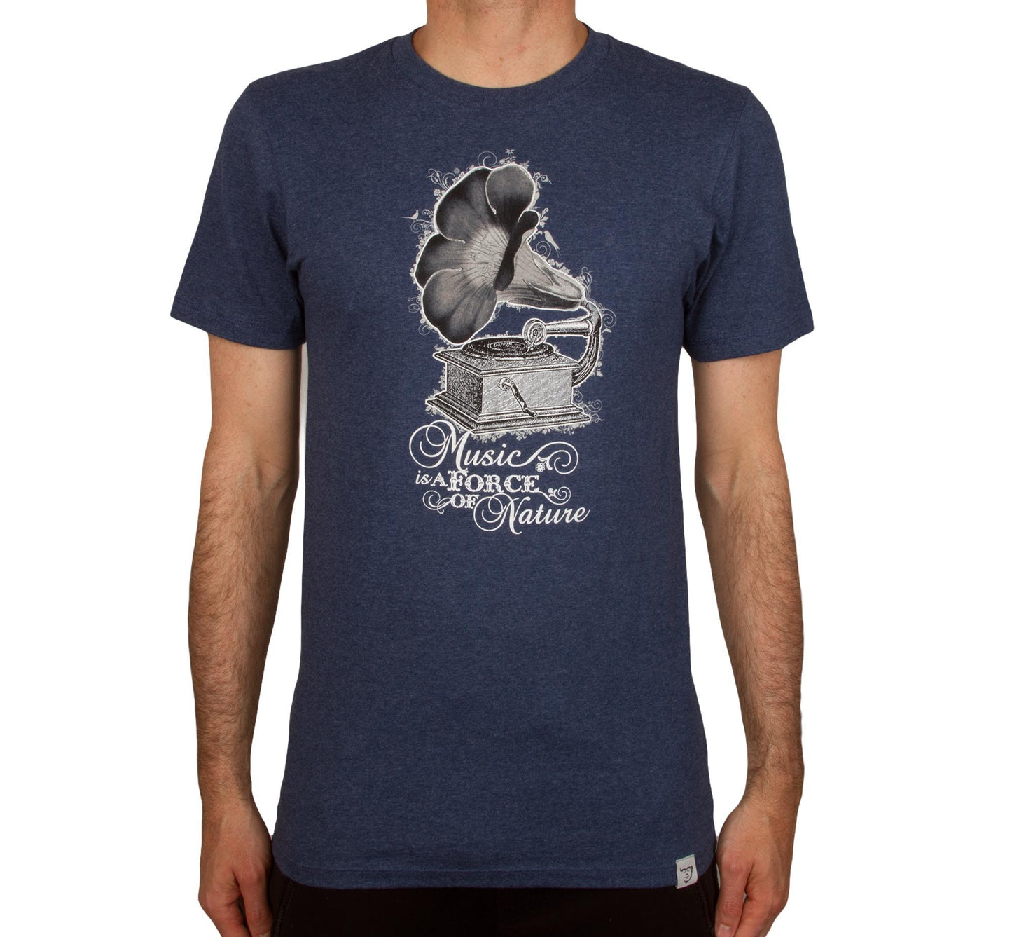 Imaginary Foundation - Force of Nature Men's Shirt, Blue Heather - The Giant Peach