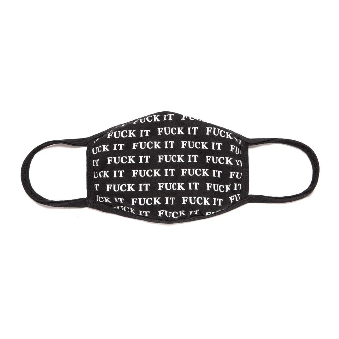 HUF - Fuck It Cotton Face Mask, Black