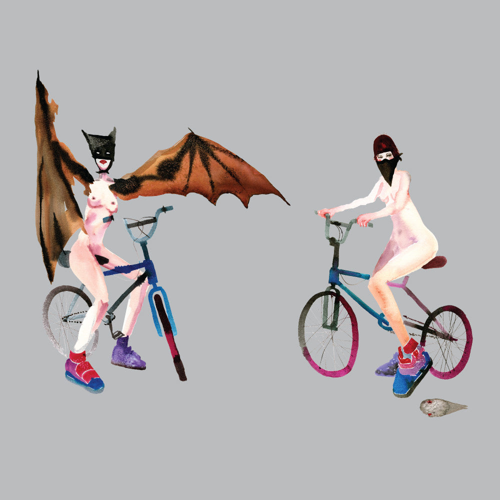 FIFTY24SF -David Choe Midnight Marauders Men's Shirt, Athletic Heather - The Giant Peach