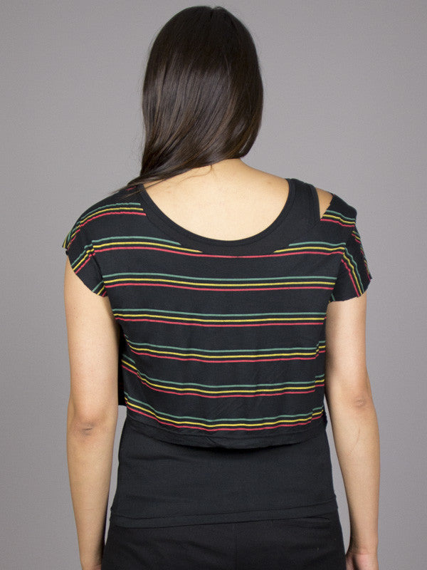 Dub Wise - 2-Layer Women's Top, Black - The Giant Peach