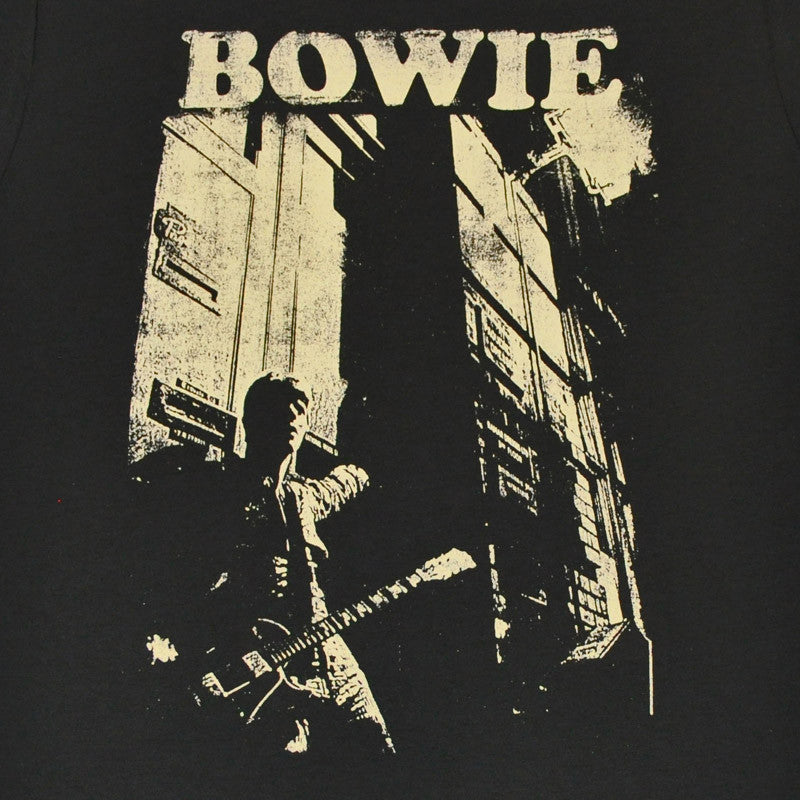 David Bowie - Guitar Men's Shirt, Coal - The Giant Peach