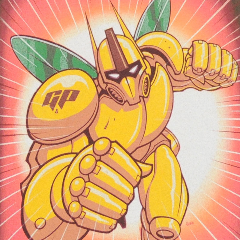 The Giant Peach - Robo Peach Men's Shirt, Fatigue - The Giant Peach