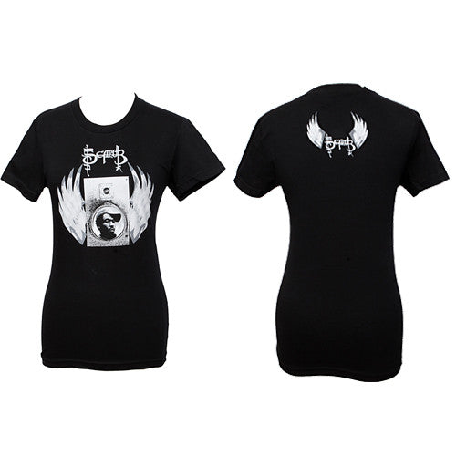 Scarub - Wings Women's Shirt, Black - The Giant Peach