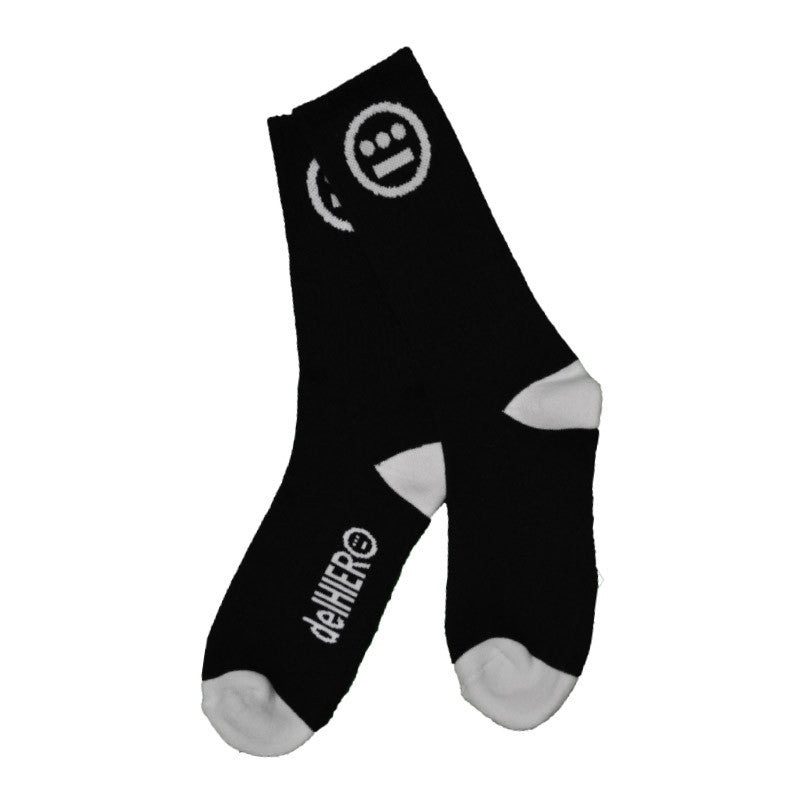 delHIERO - Hiero Socks, Black/White - The Giant Peach