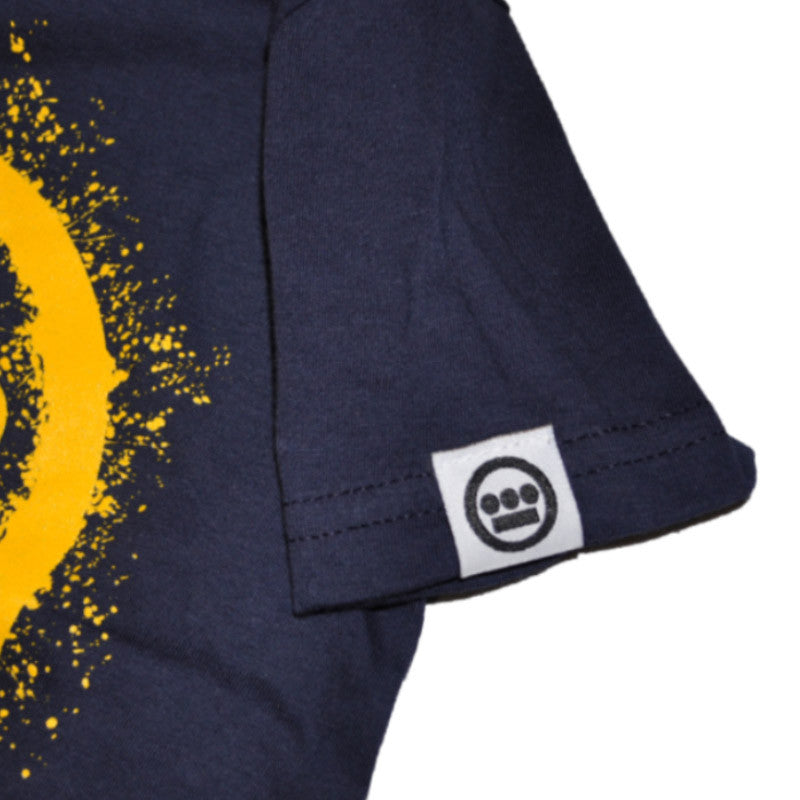 delHIERO - Splatter Kid's Tee, Navy - The Giant Peach