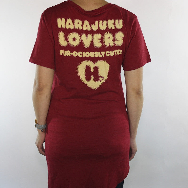 Harajuku Lovers - G Rabbit Girl Tunic Juniors Top, Flamenco Red - The Giant Peach