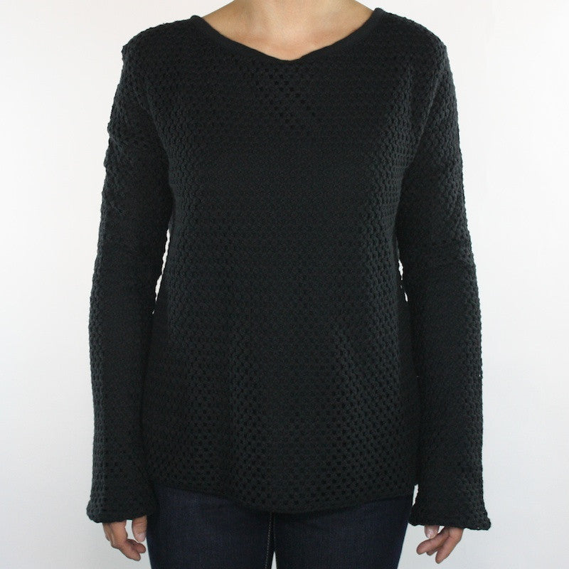 Insight - All Meshed Up Women's Sweater, Floyd Black - The Giant Peach