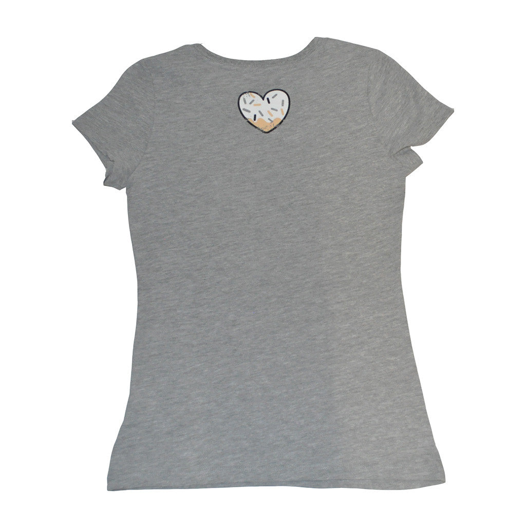 tokidoki - Heart You Women's Tee, Light Heather Grey - The Giant Peach