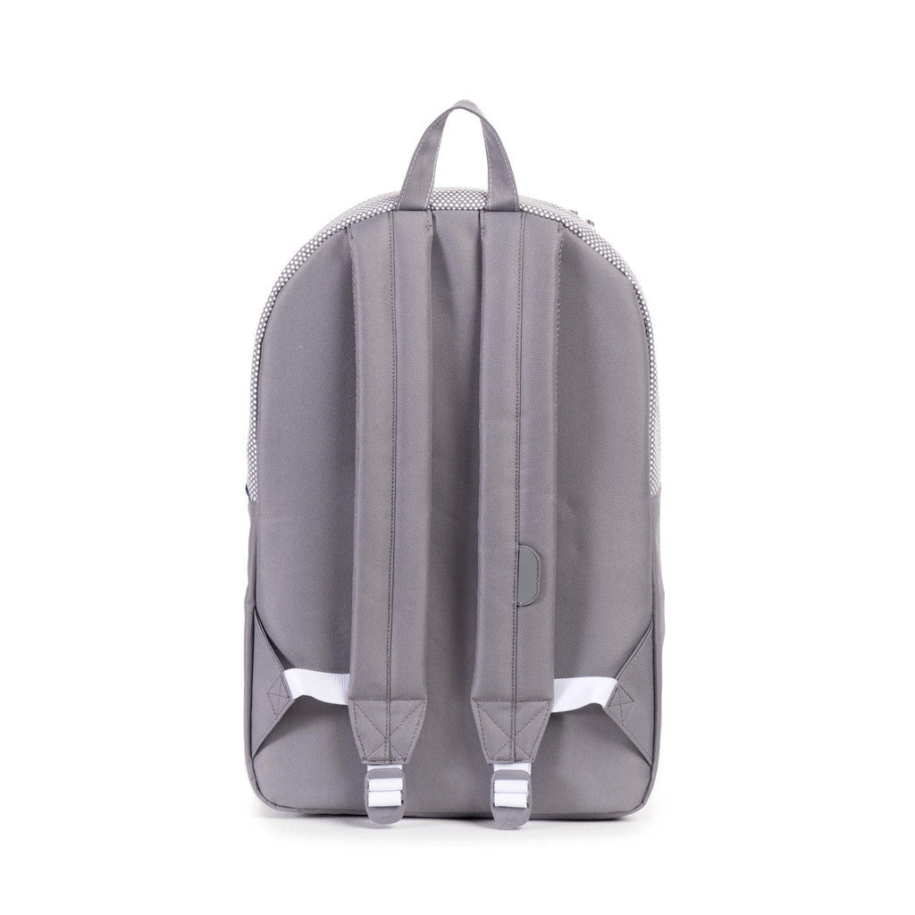 Herschel Supply Co. - Heritage Backpack, Grey Micro Polka Dot - The Giant Peach