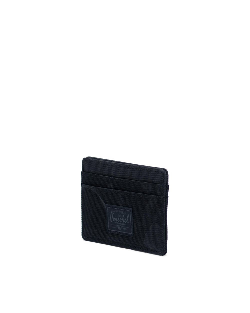 Herschel Supply Co - Charlie+ Wallet, Black Tonal Camo