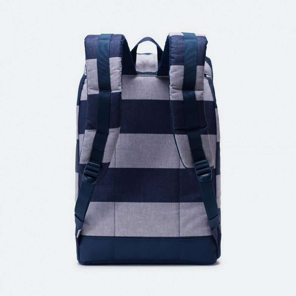 Herschel Supply Co. - Retreat Backpack, Border Stripe/Saddle Brown