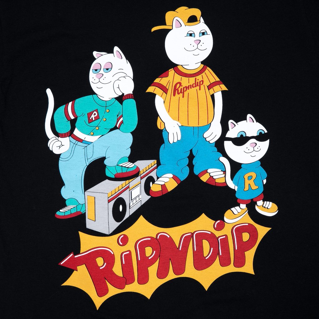 RIPNDIP - Nerm And The Gang Men's Tee, Black