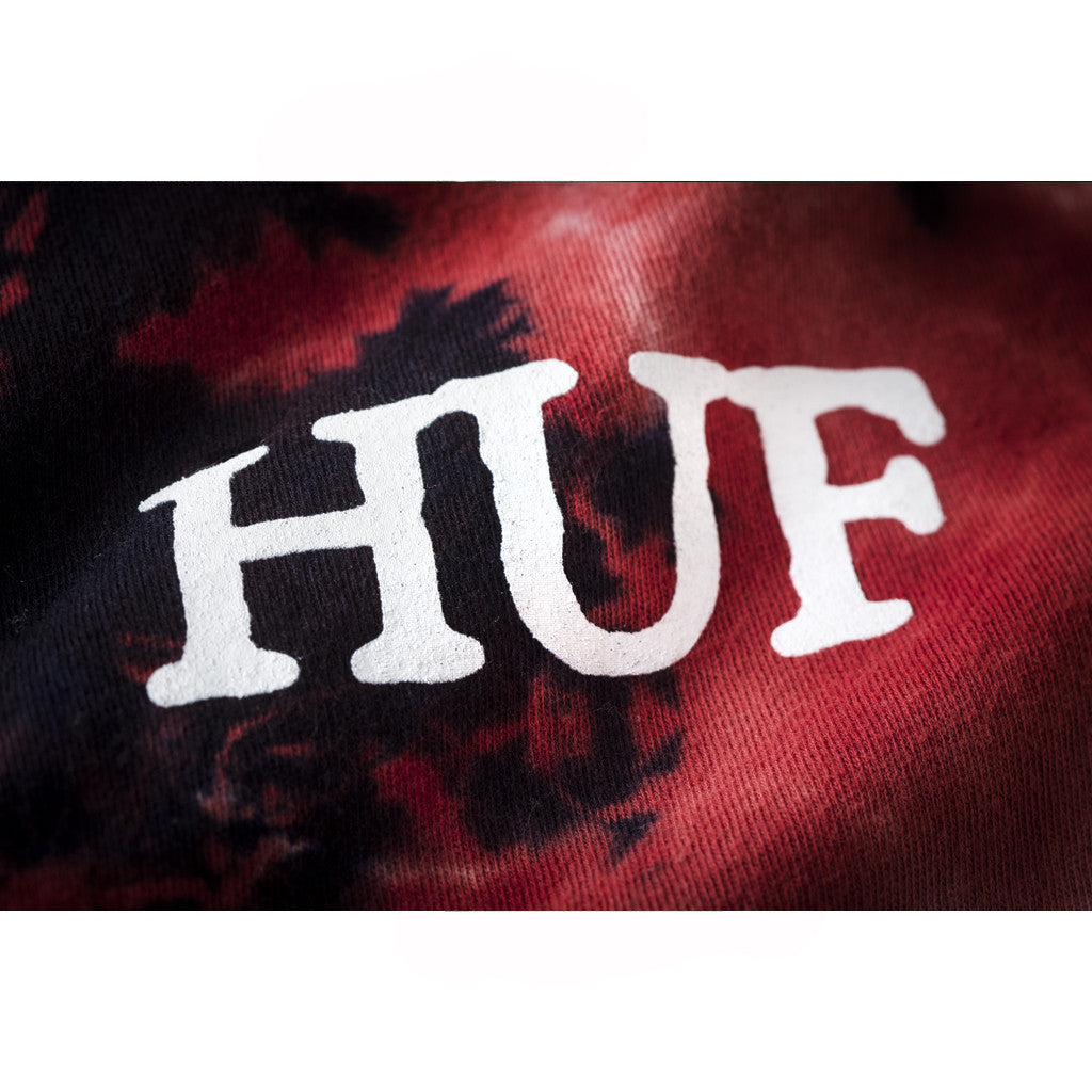 HUF - By The Gram Bloodwash Men's Tee, Red/Black - The Giant Peach