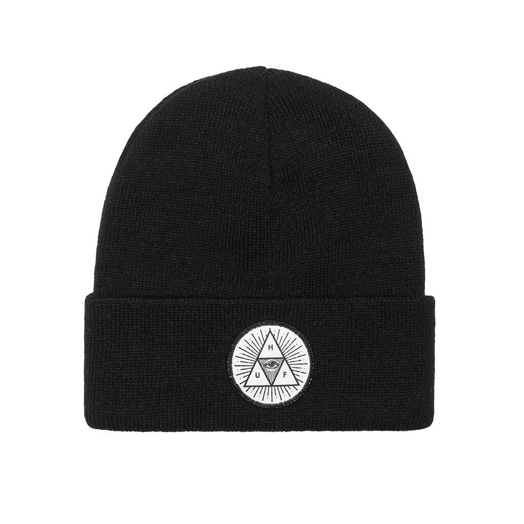 HUF - Triple Eye Beanie, Black - The Giant Peach