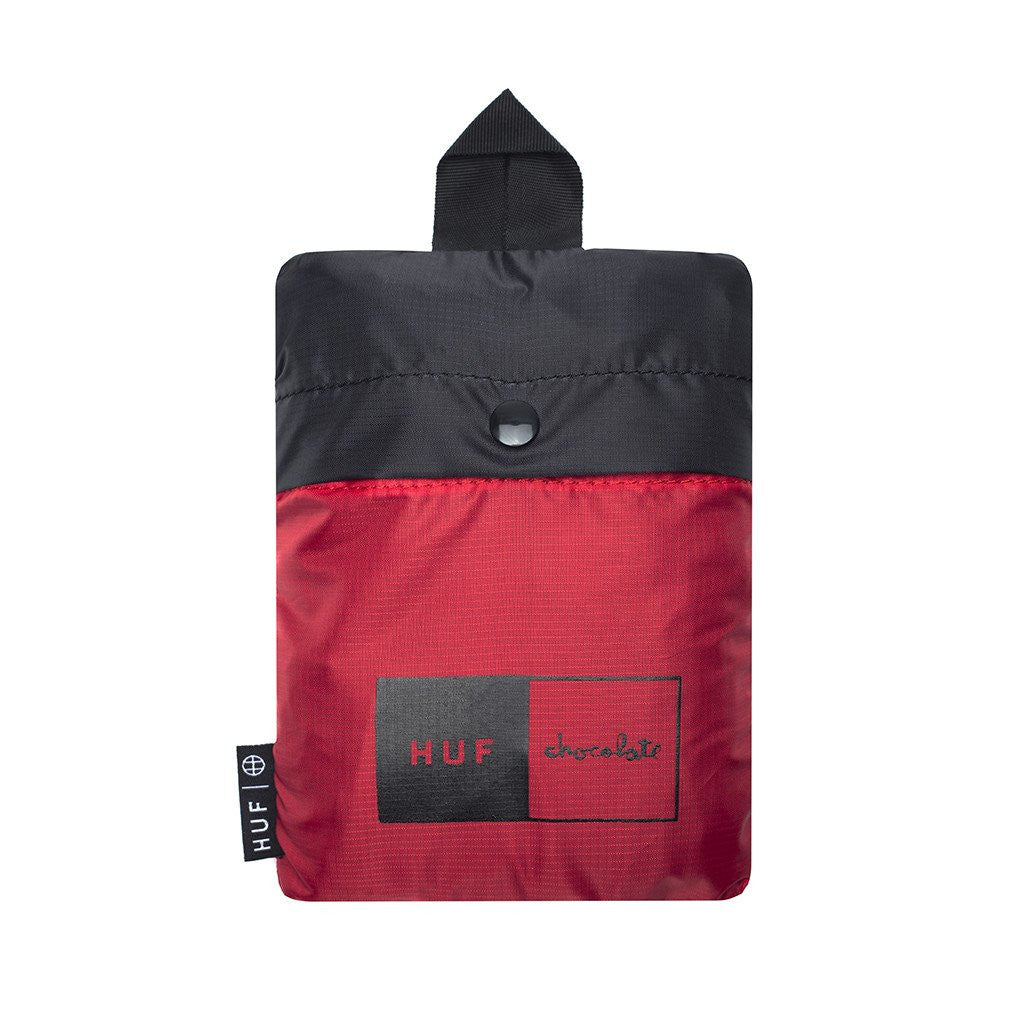 HUF x Chocolate Packable Duffle Bag, Black - The Giant Peach