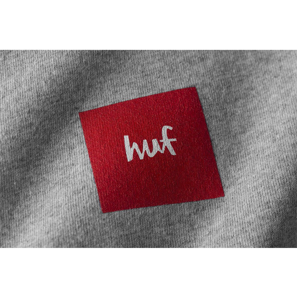 HUF x Chocolate SF Cop Car Men's Tee, Grey Heather - The Giant Peach