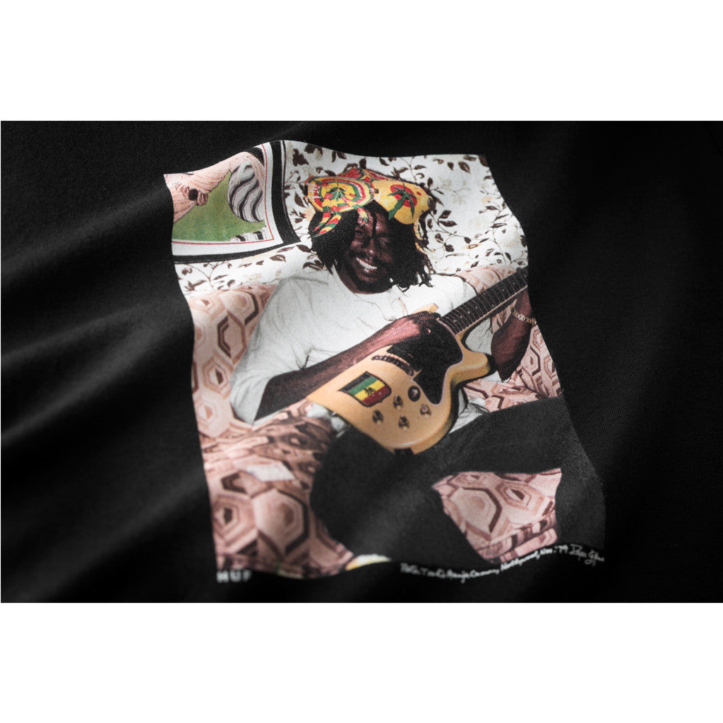 HUF - Family Acid Peter Tosh Crown Men's Tee, Black - The Giant Peach