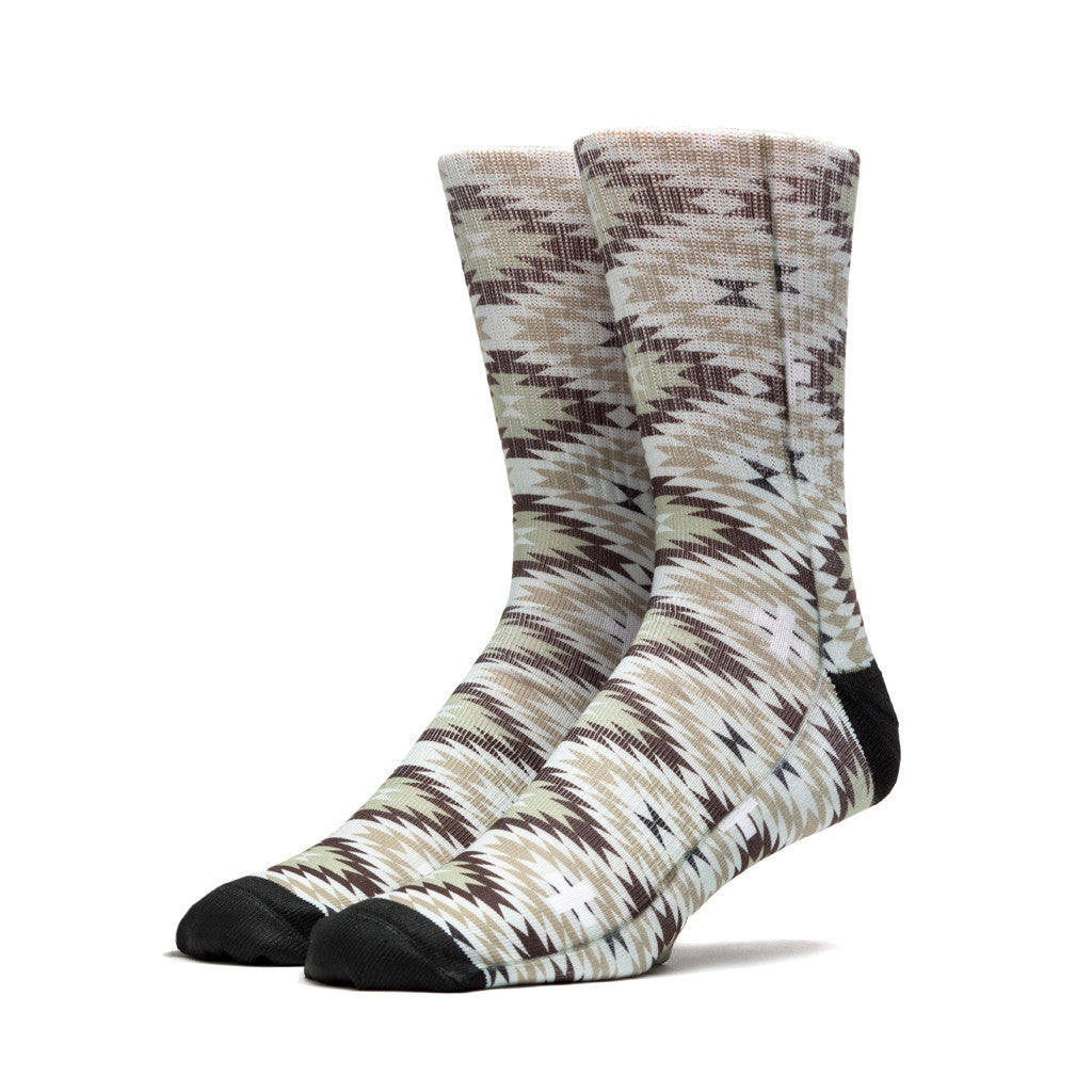 HUF - Cabazon Crew Socks, Beige - The Giant Peach