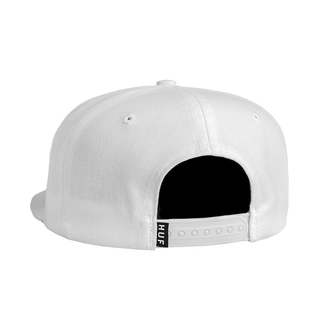 HUF - Rose Snapback, White - The Giant Peach