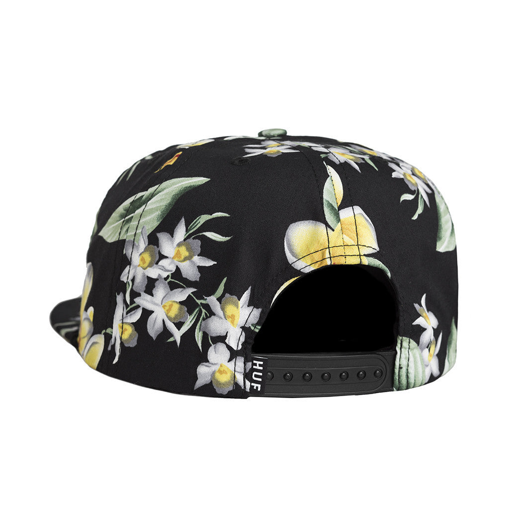 HUF - Worldwide Snapback, Black - The Giant Peach