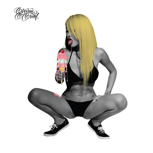 Estevan Oriol - Ice Cream Men's Shirt, White - The Giant Peach