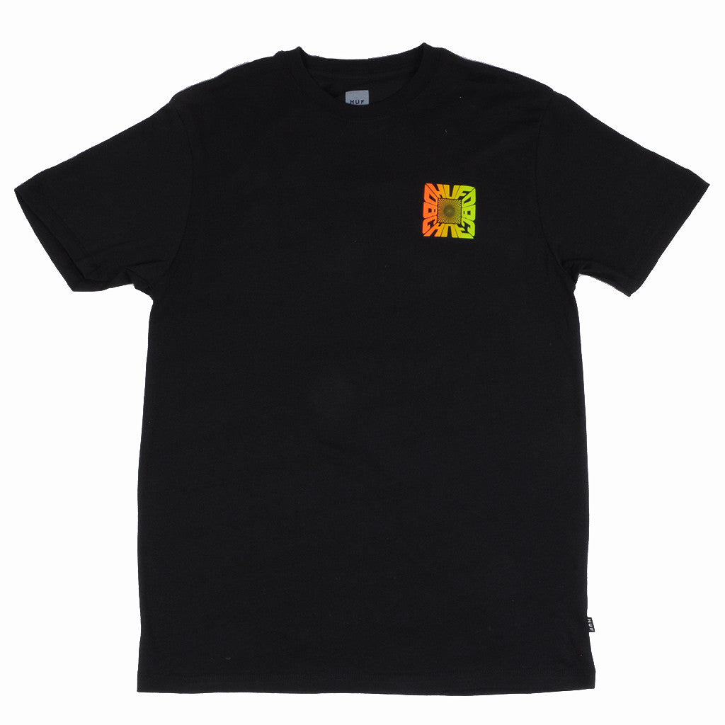 HUF - Illusion Tee, Black - The Giant Peach
