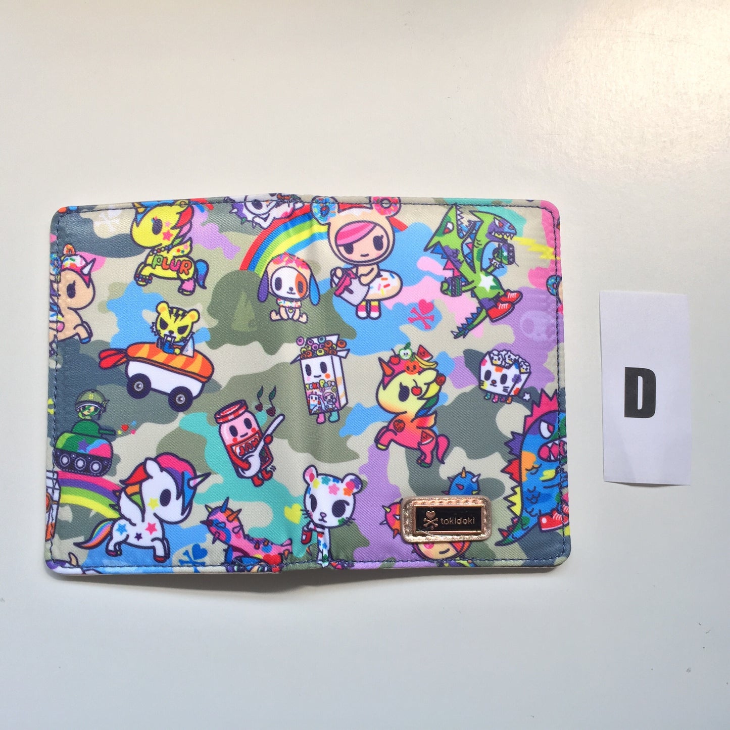 tokidoki - Camo Kawaii Passport Wallet
