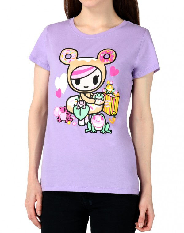 tokidoki - Bubbly Women's Tee, Lavender - The Giant Peach