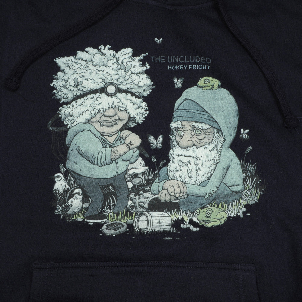 The Uncluded - Hokey Fright Men's Hoodie, Navy - The Giant Peach