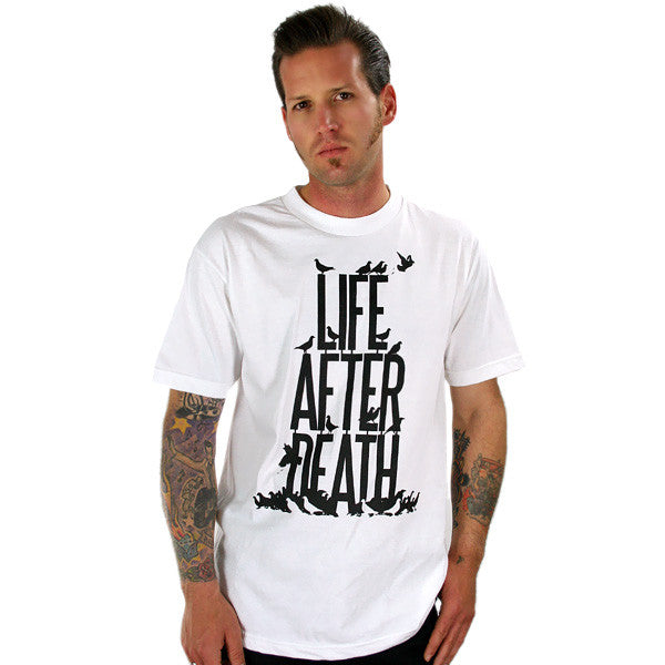 Adapt - Life After Death Men's Shirt, White - The Giant Peach