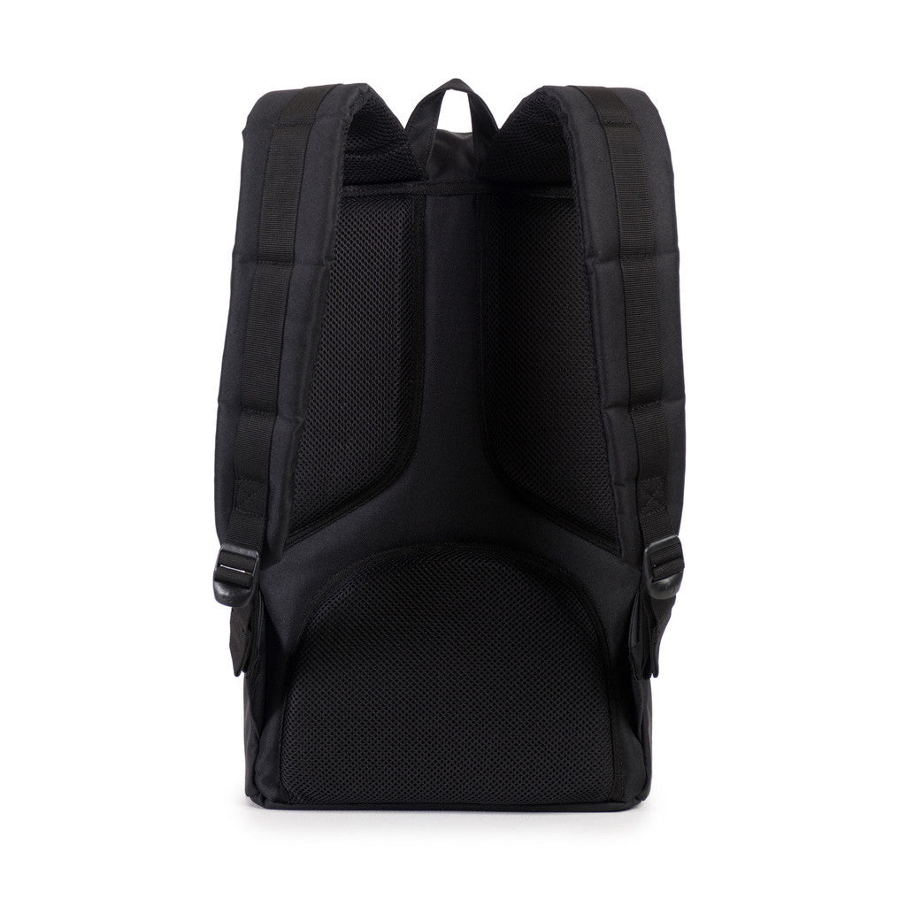 Herschel Supply Co. - Little America Backpack, Black/Ink Blue Rubber - The Giant Peach