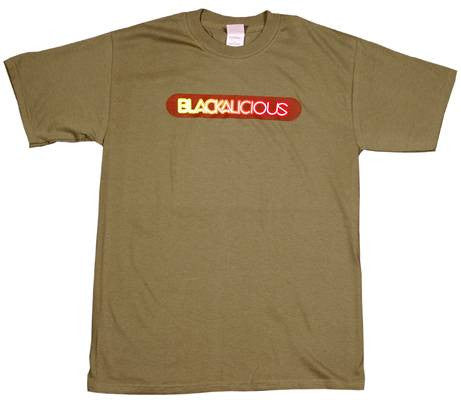 Blackalicious - Logo Men's Shirt, Olive - The Giant Peach