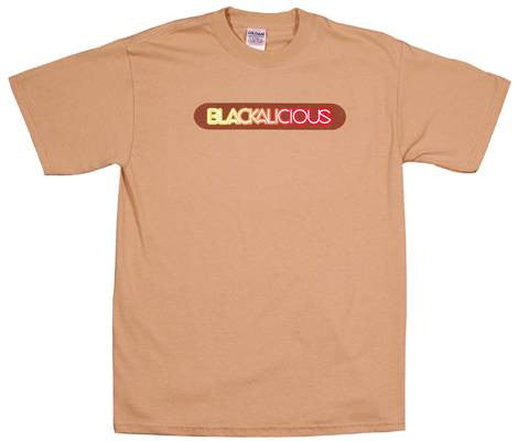 Blackalicious - Logo Men's Shirt, Tan - The Giant Peach