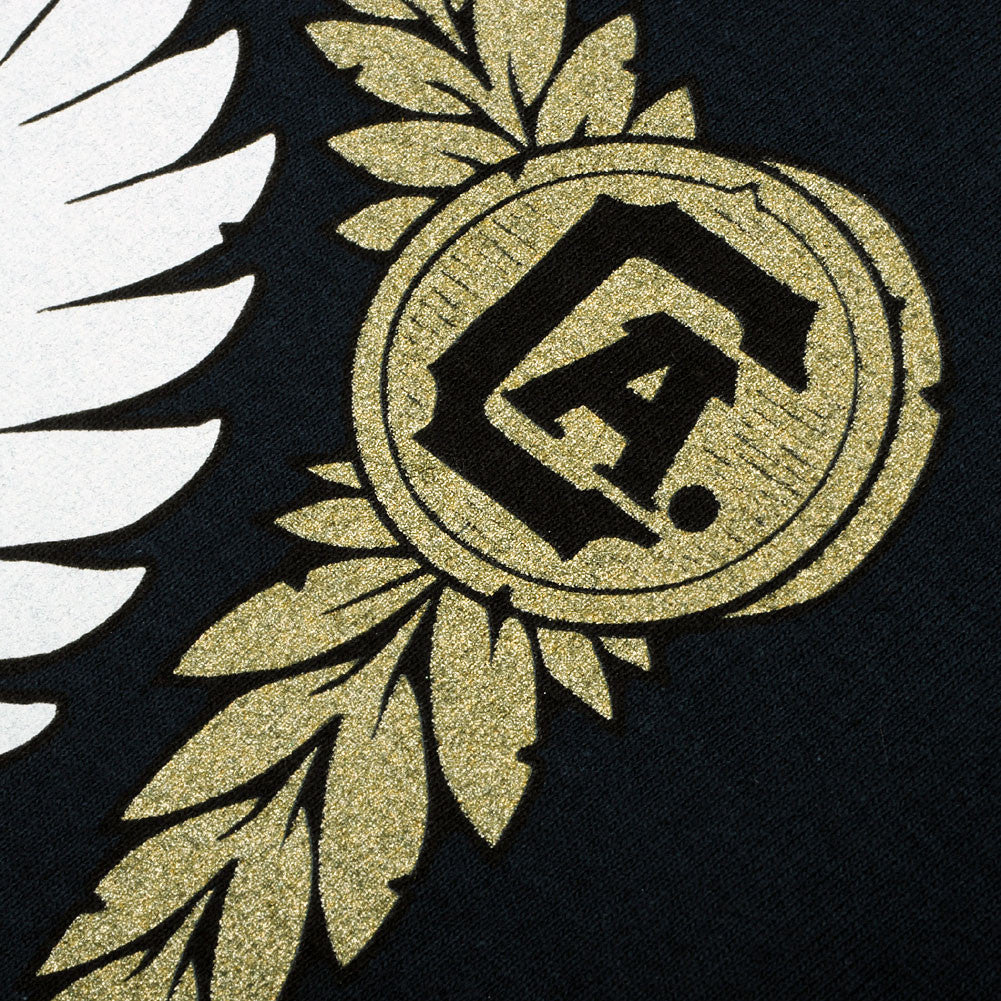 SuperFishal (Jeremy Fish) - Lower Haight Men's Shirt, Navy - The Giant Peach