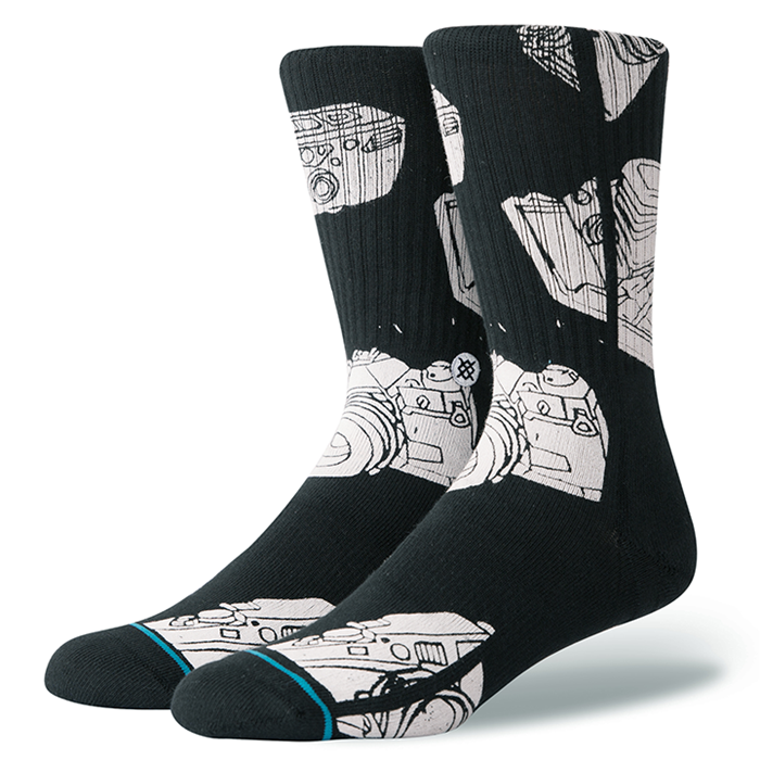 Stance x Mark Oblow Camera Men's Socks, Black - The Giant Peach