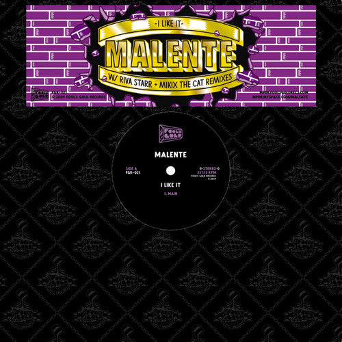 Malente - I Like It/ I Like It (Remixes), 12" Vinyl - The Giant Peach