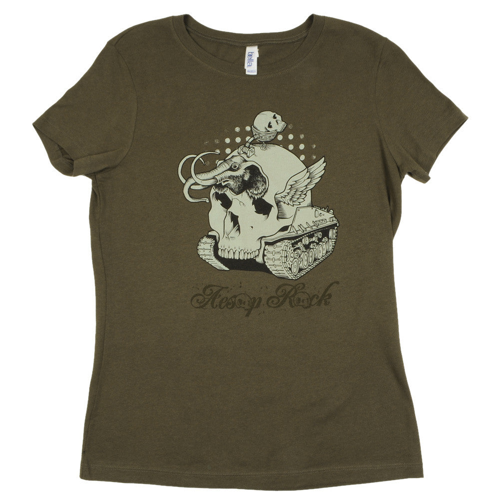 Aesop Rock - Mammoth Women's Shirt, Green - The Giant Peach